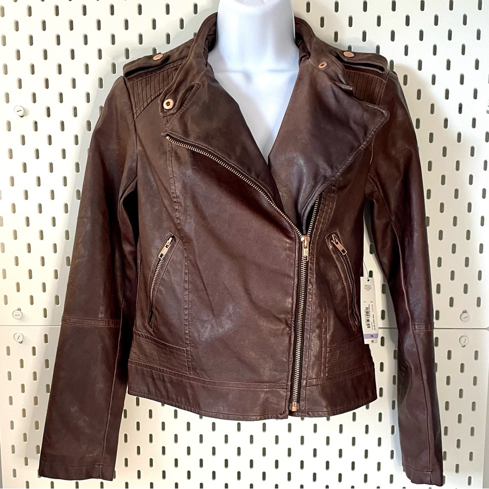 a.n.a Faux Leather Motorcycle Jacket
